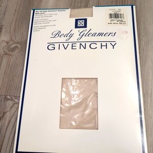 GIVENCHY BODY GLEAMERS Pantyhose SUPERBE 156 Control Top Sz C style 156